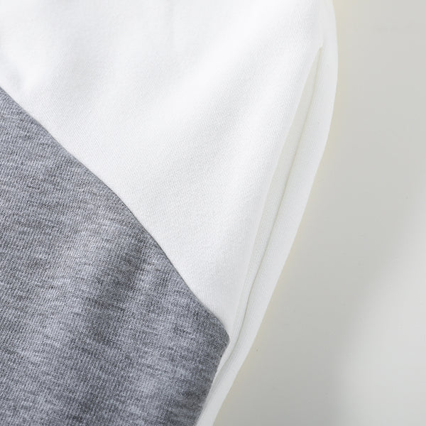 Cat and Fish Gray Hoodie with Cat Ears and Tail