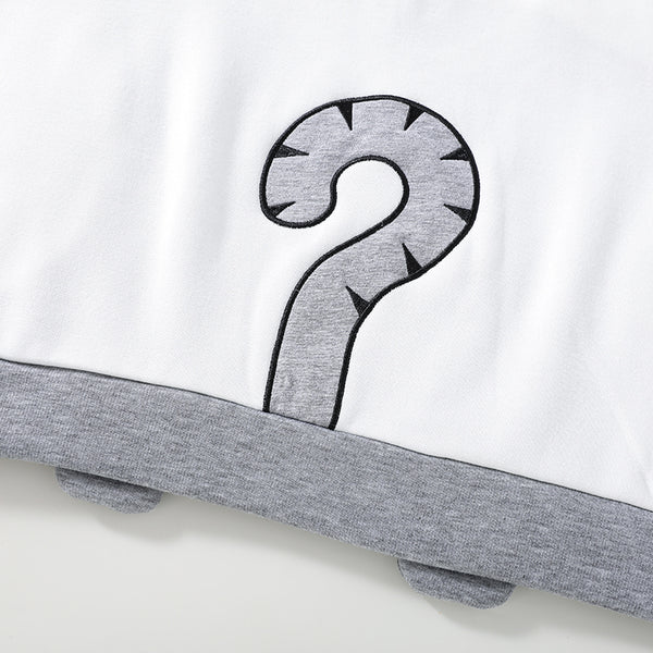 Cat and Fish Gray Hoodie with Cat Ears and Tail