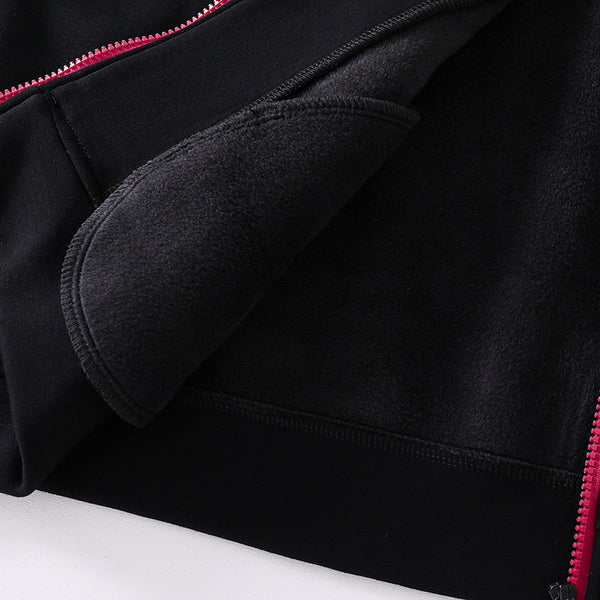 Horns & Hexes Devil Horn Zip Hoodie with Tail & Wings