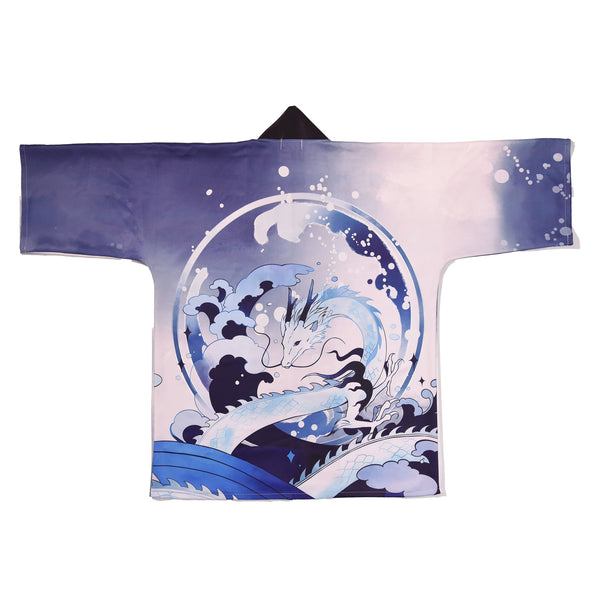 Azure Dragon Japanese Open Jacket (Happi)