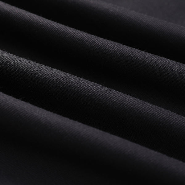 Gothic Black Cape with Gold Floral Prints and Hood