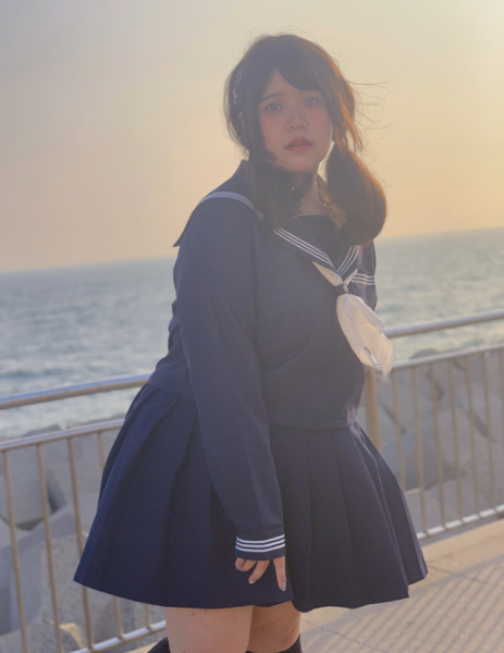 Navy JK Uniform Skirt | Japanese Sailor Fuku | Seifuku