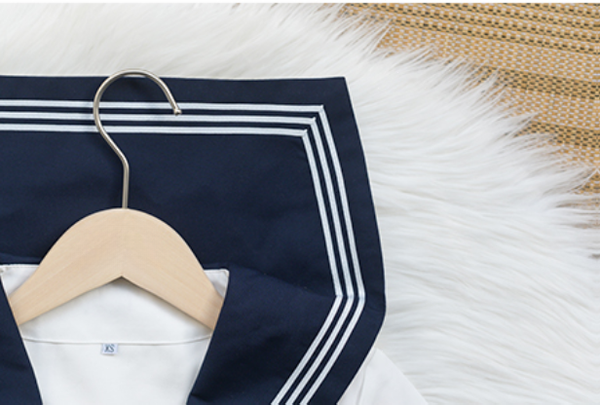 White JK Uniform Top | Japanese Sailor Fuku | Seifuku