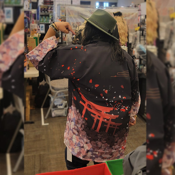 Sakura and Tori Japanese Open Jacket (Happi)
