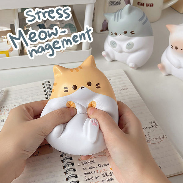 Squishy Pal - Catz | Gray | Orange | White