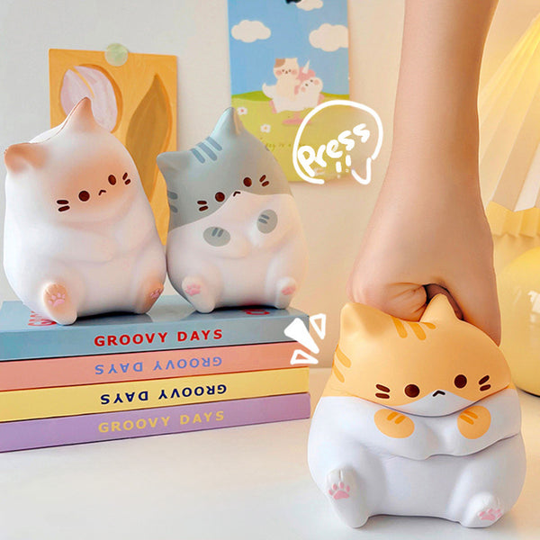 Squishy Pal - Catz | Gray | Orange | White