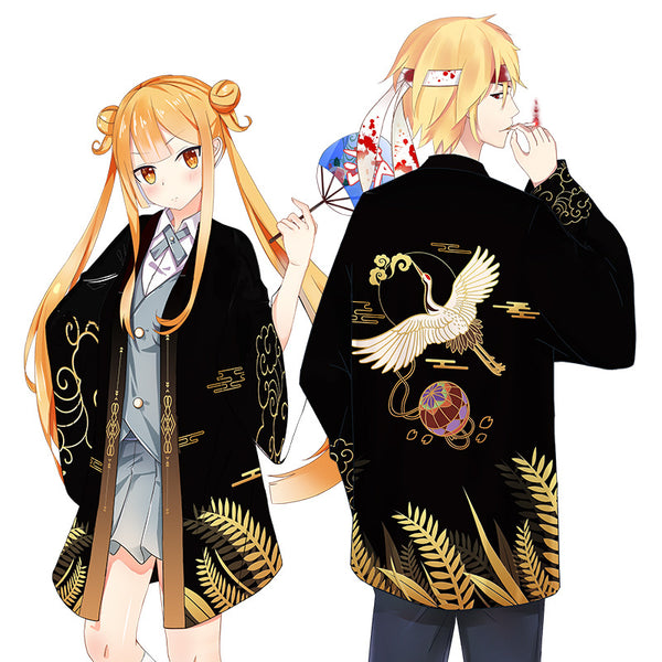 Golden Harvest Crane Japanese Open Jacket (Happi)