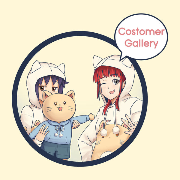 Dark Roast Plush Hoodie with Cat Ears