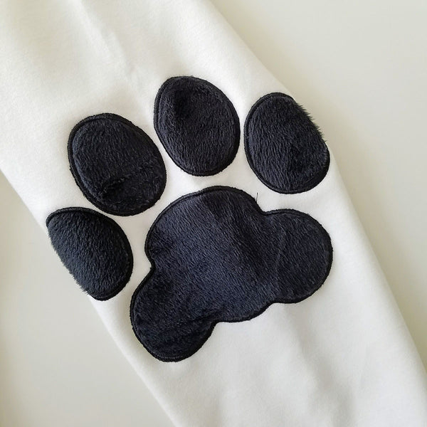 Dark Roast Plush Hoodie with Cat Ears