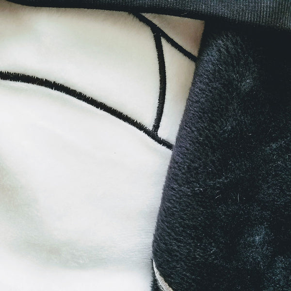 Dark Roast Plush Hoodie with Cat Ears