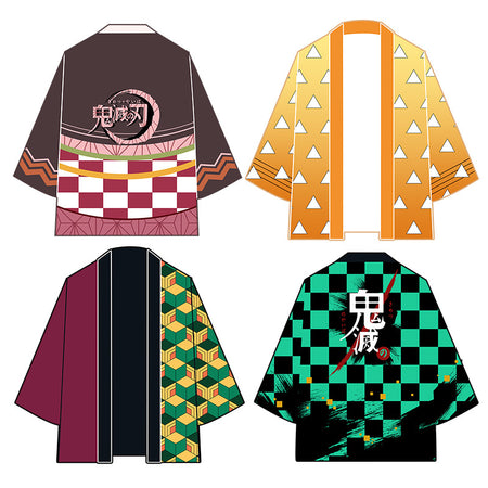 Kitsune Yokai Fox Fairy Japanese Open Jacket (Happi)