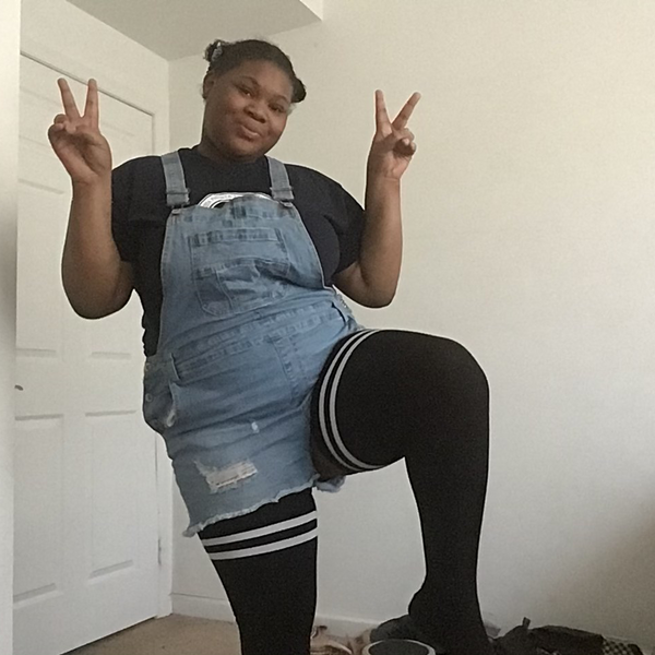 Extra Long Double Striped Thigh High Socks in Black