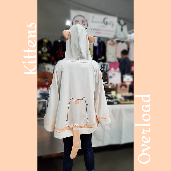 Kittens Overload Cape with Cat Ears and Tail