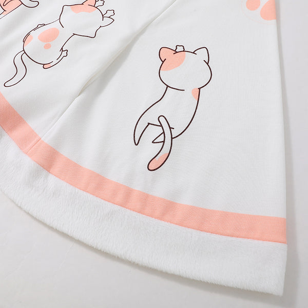 Kittens Overload Cape with Cat Ears and Tail