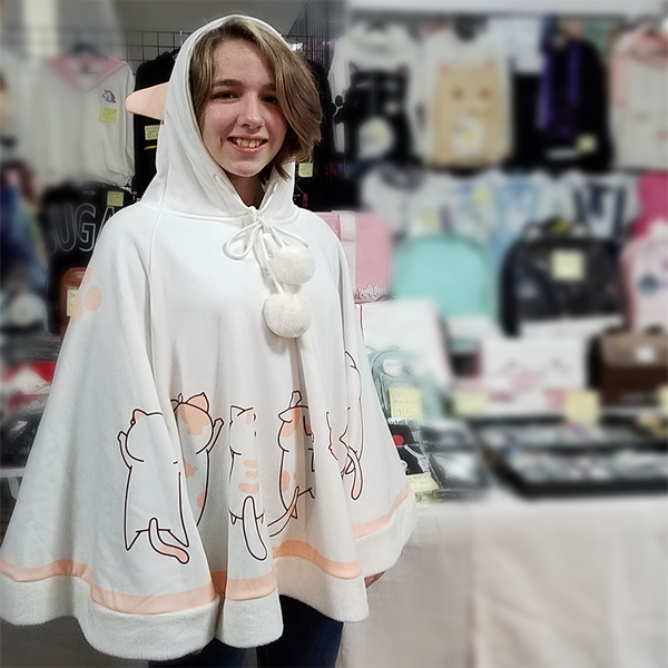 Kittens Overload Cape with Cat Ears and Tail