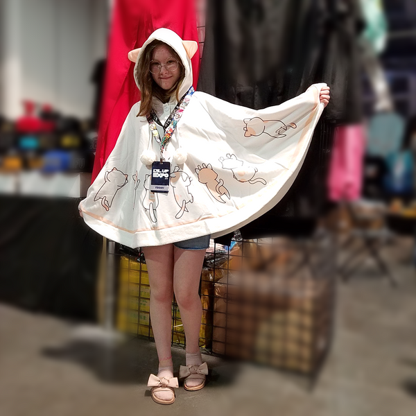 Kittens Overload Cape with Cat Ears and Tail