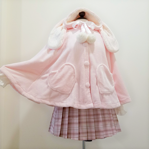 "Misty Pink" Pleated Plaid Mini-Skirt