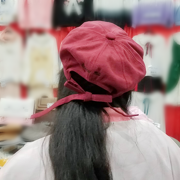 "Follow Me" Ribbon Newsboy Hat