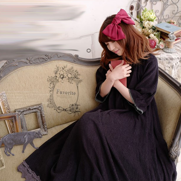 Silky Soft Big Hairbow Ribbon Barrette Clip