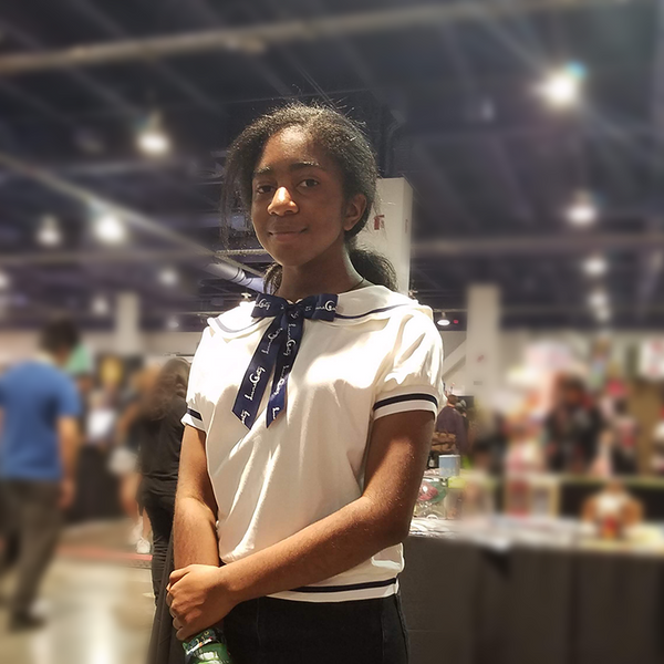 "Sailor Cat" Short Sleeve Top with Cat Ears and Bow