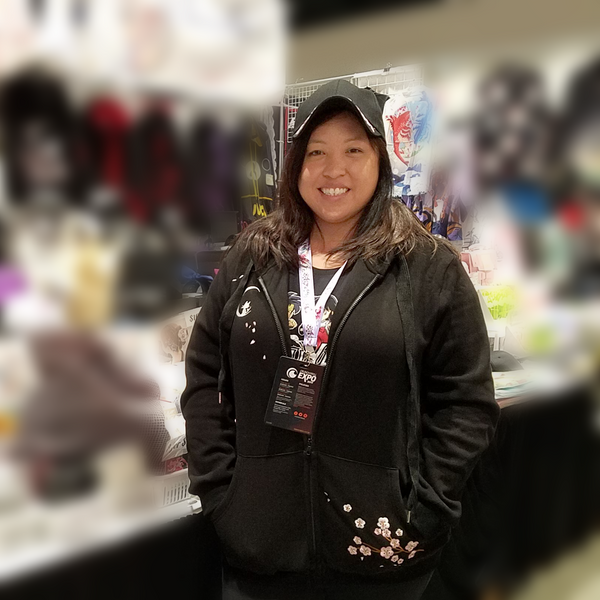 Hanami "See the Flowers" Black Zip Up Hoodie with Sakura and Cat Embroidery