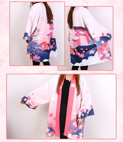 Sakura and Tori Japanese Open Jacket (Happi)