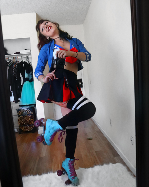 Extra Long Double Striped Thigh High Socks in Black