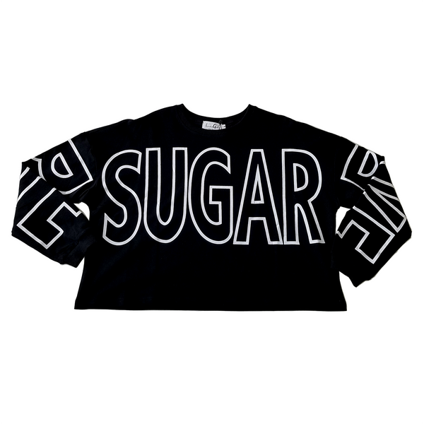 "SUGAR" Long Sleeve Extra Wide Top