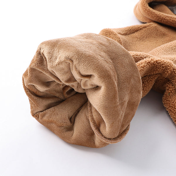 Leaf Tanuki Fuzzy Hoodie with Japanese Racoon Ears