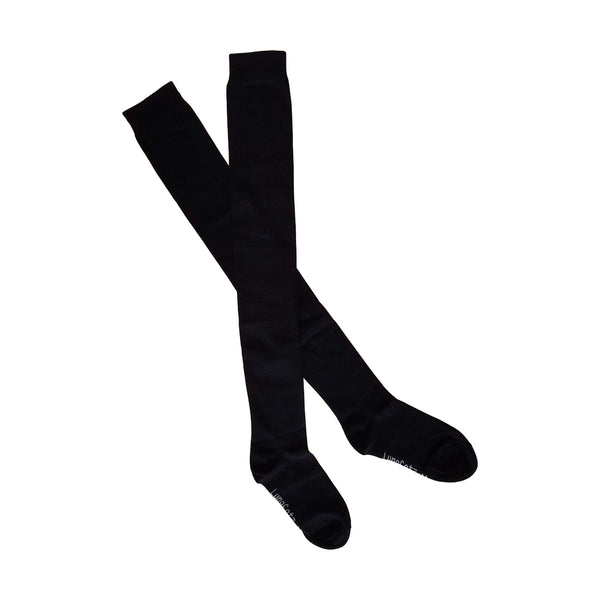 Extra Long Thigh High Socks in Full Black