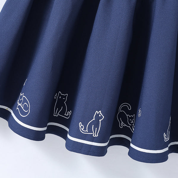 Kitty Paws Overall Skirt