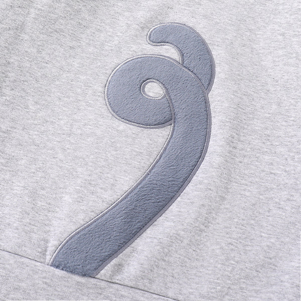 "Tail of Two Grays" Zip Up Lined Hoodie with 3D Cat Ears