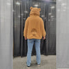 Leaf Tanuki Fuzzy Hoodie with Japanese Racoon Ears