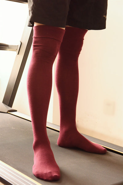 Kapel Invitere th Extra Long Thigh High Socks Set [Black | Pink | Wine Red] – LunaCatz